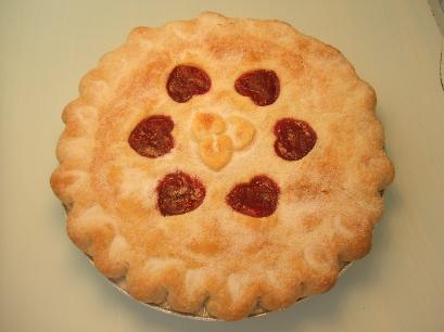 Strawberry Raspberry Pie, Trish's Bakery, Phippsburg, Maine